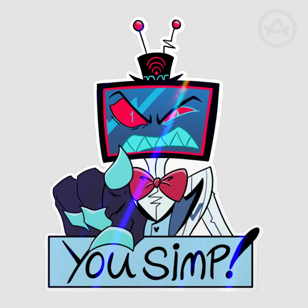 Vox "YOU SIMP!" Blue Sticker