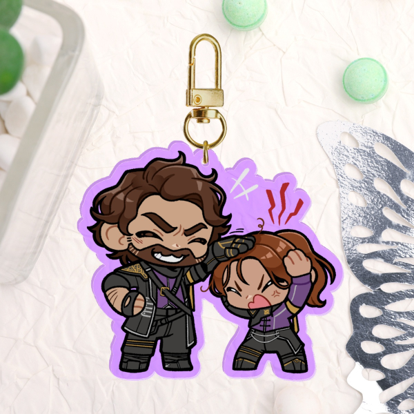 [ Clair Obscur: Expedition 33 ] Gustave and Maelle Acrylic Keychain