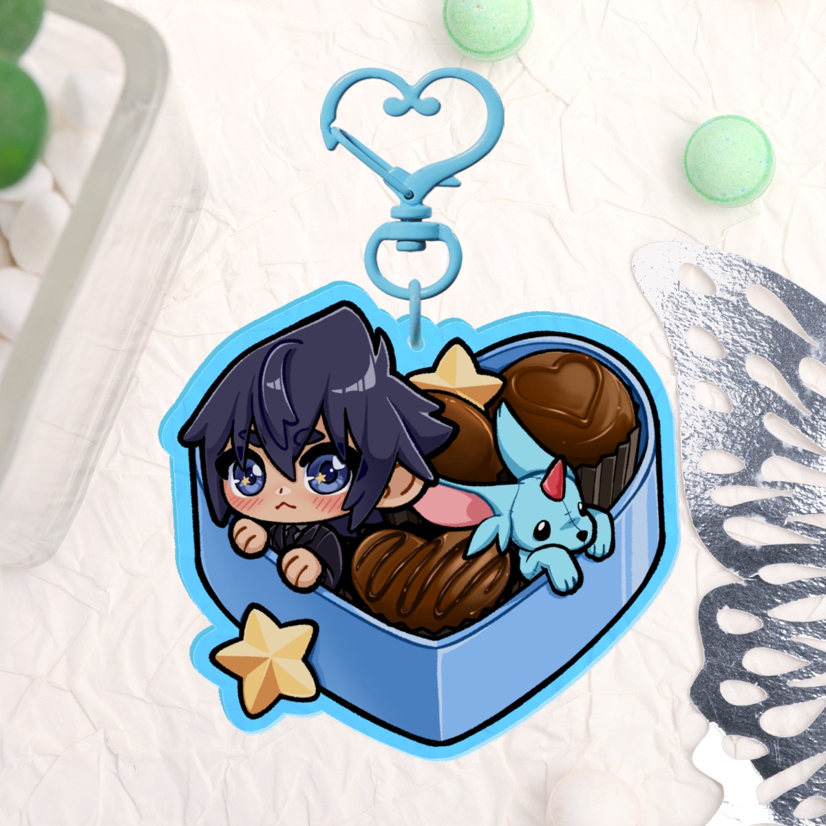 [ FFXV ] Chocolate Box Noctis Keychain