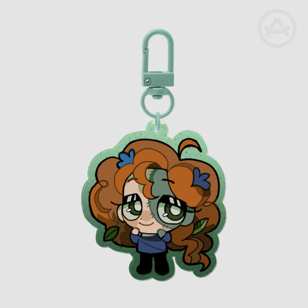 Cleo Glitter Keychain