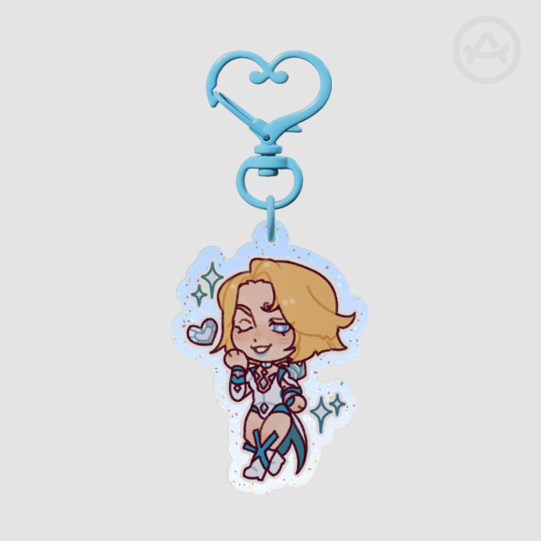 Emma Frost (2) - Glitter Acrylic Keychain