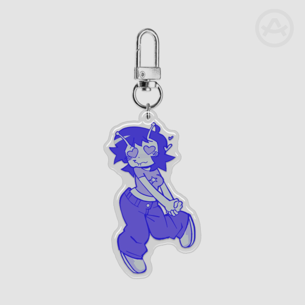 Loving Blue Keychain