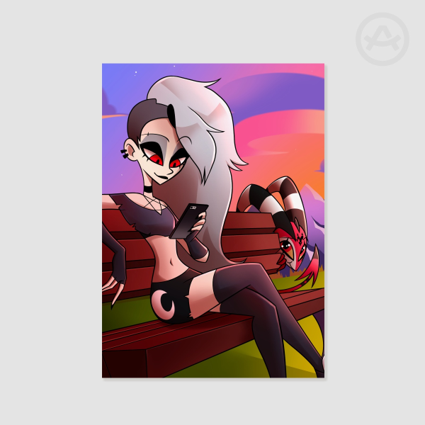 Human Loona A4 print