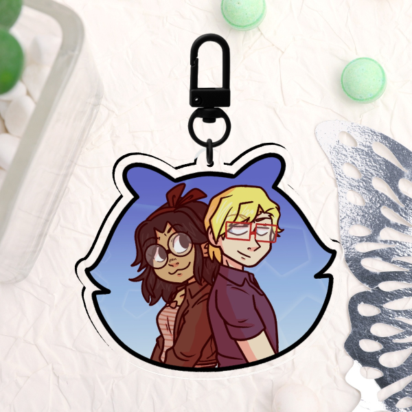 Rachel/Zeki Raccoon Girl Keyring