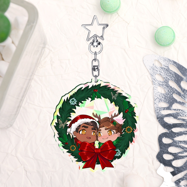 [2.76" Smaller Version ] JayVik Holographic Christmas Charm