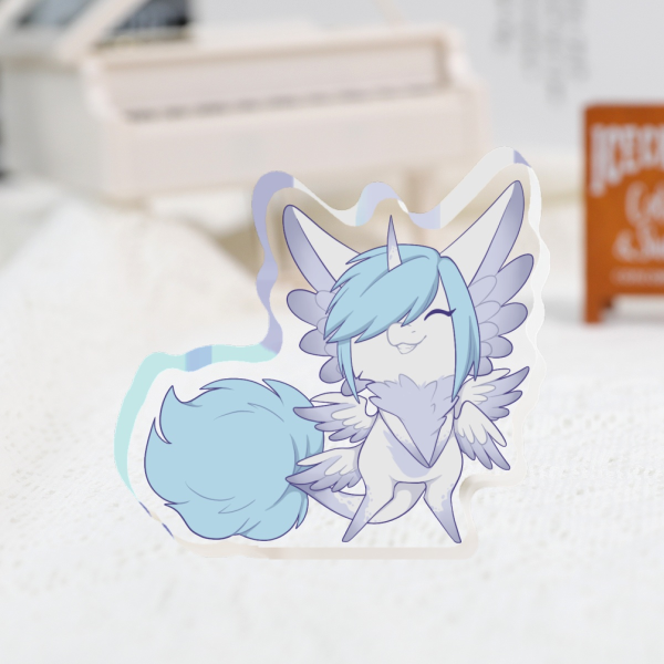 Button Thick Acrylic Standee
