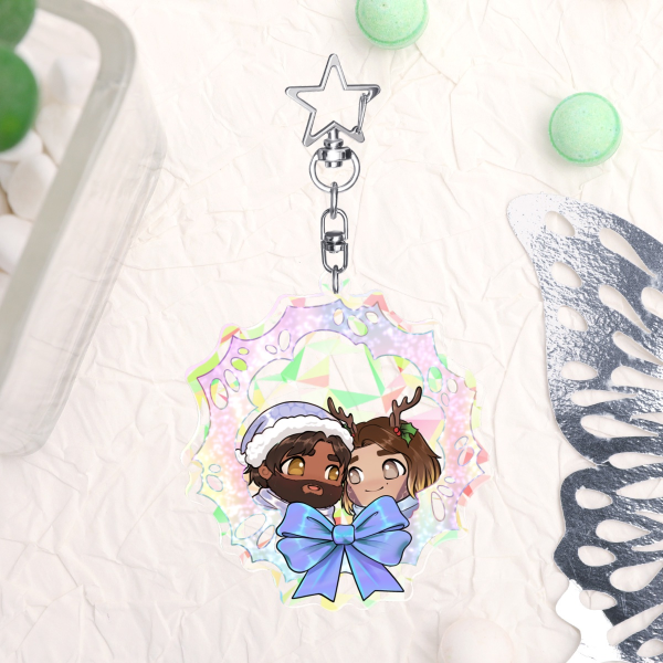 [2.76" Smaller Version ] JayVik S2 Holographic Christmas Charm