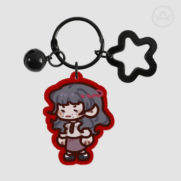 Marina - Glitter Acrylic Keychain