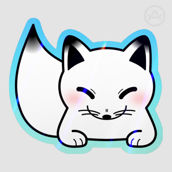 polite rivfox sticker