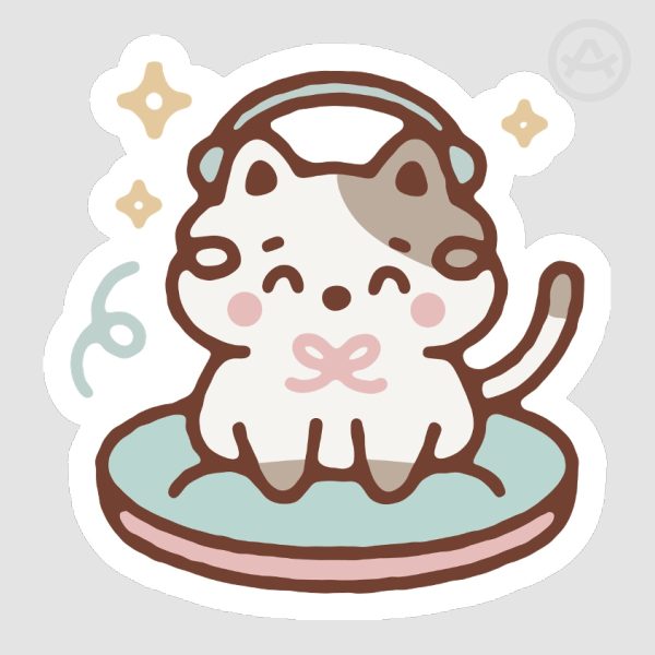 Toast Die Cut Sticker