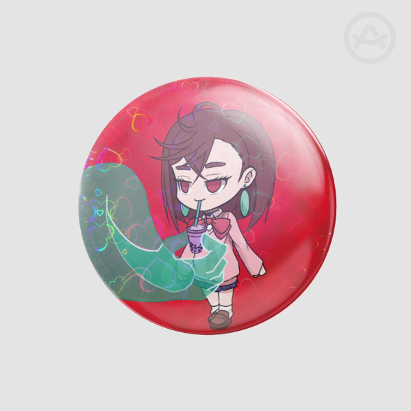 Momo (Dandadan) Badge