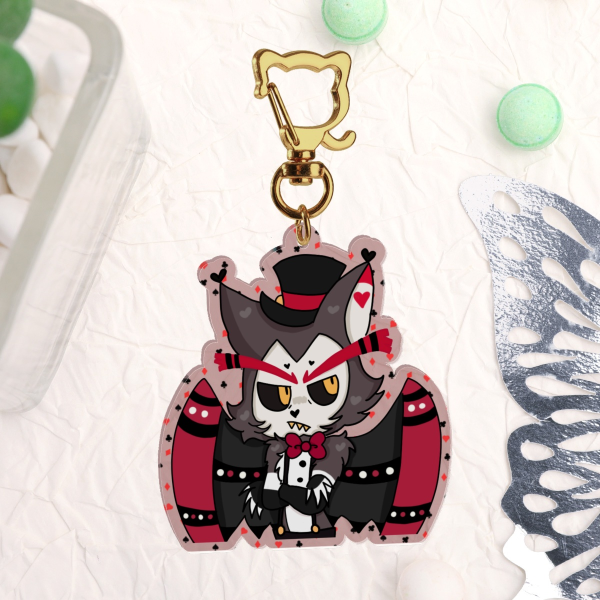 Husk Hazbin Hotel Acrylic Charm