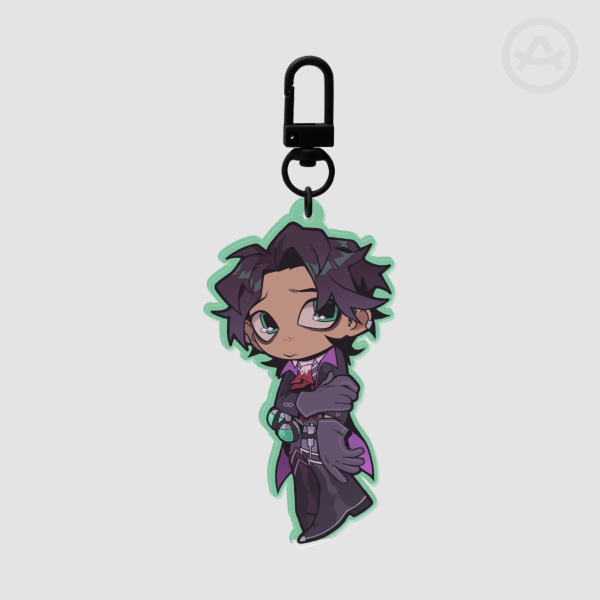 occtis tachonis double sided keychain