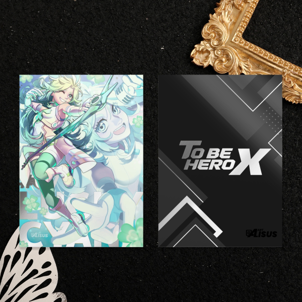Lucky Cyan To Be Hero X - Holographic Photocards