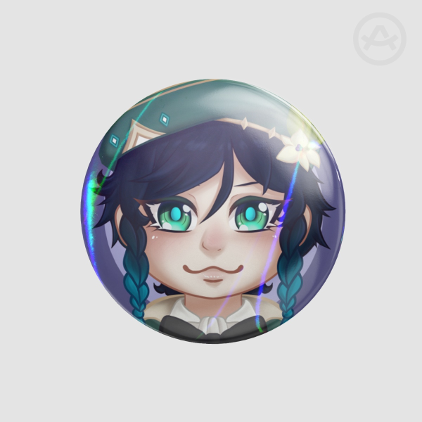 Genshin - A - Venti - Holo - 44mm