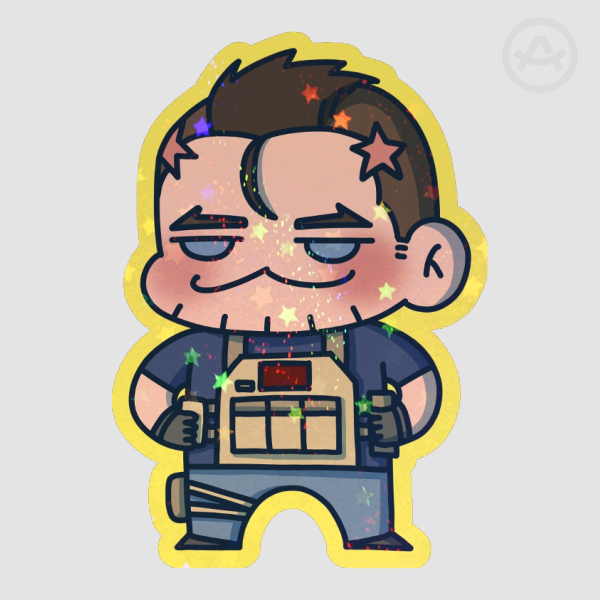 Sticker - Mohawk guy