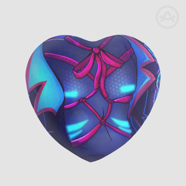 Voobs Heart Shape Plush Badge