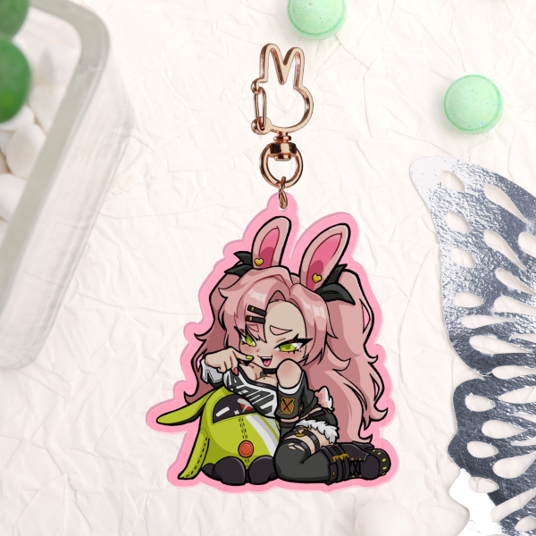 [ ZZZ ] Bunny Nicole Keychain