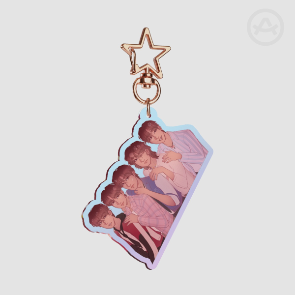 N.Flying Rainbow Keychain