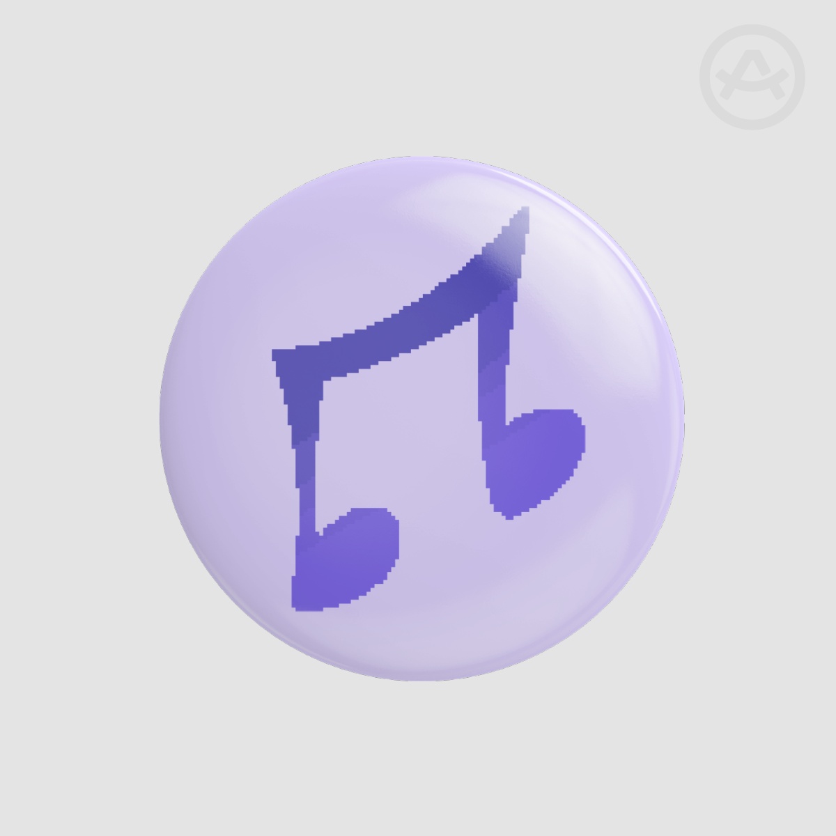 Vinyl Scratch Cutiemark Button