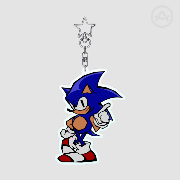 Sonic (1991) Gradient Keychain