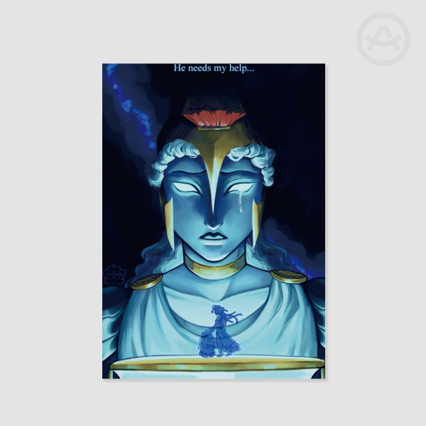 Athena love in paradise Print