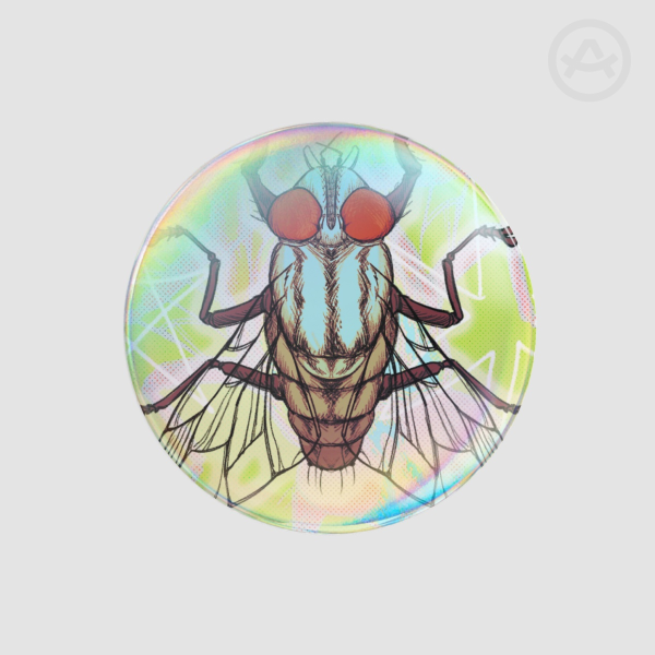 Fly Round Badges (Button Pins)