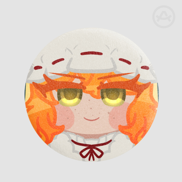 Christmas Nightmare Ishmael plush badge