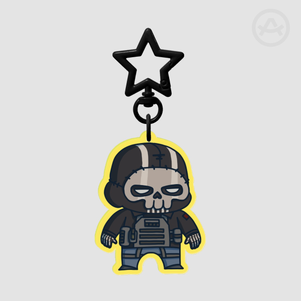 Acrylic Keychain - Skull guy