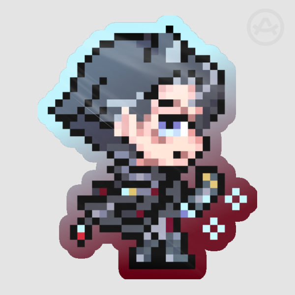 genshin wrio pixel sticker