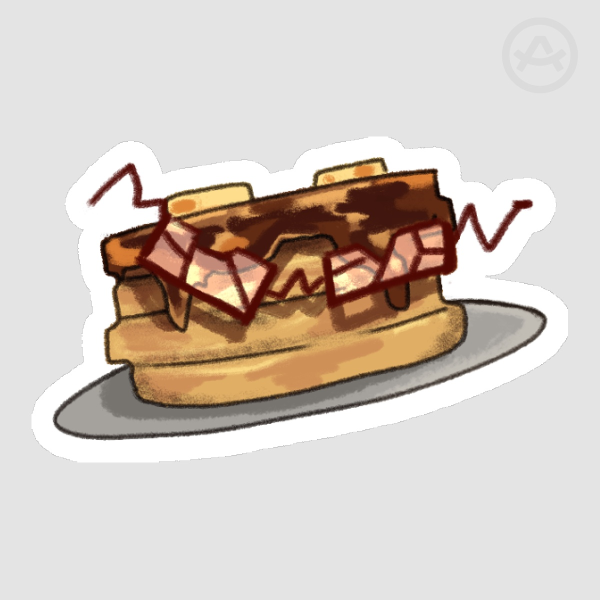 Polites Pancakes Sticker