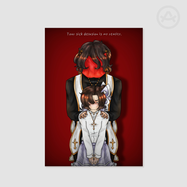 Lori Svetlana & Father Lucille Poster