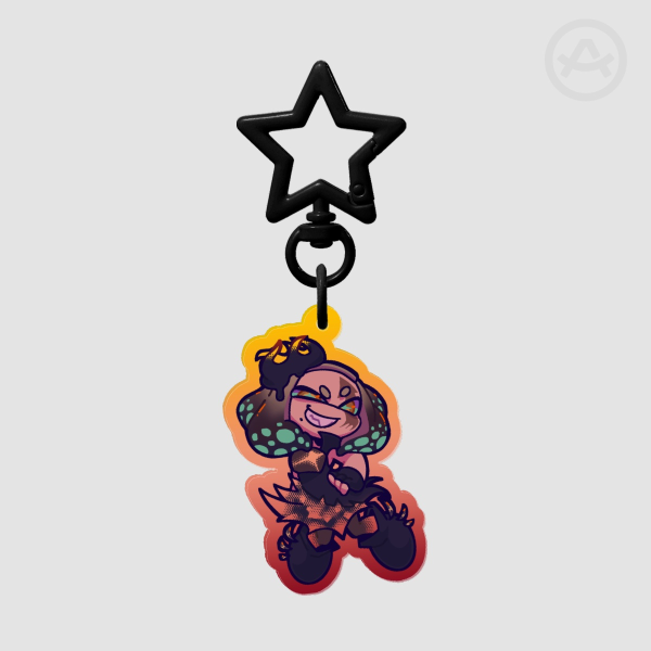 Splatoween Pearl Transparent Keychain