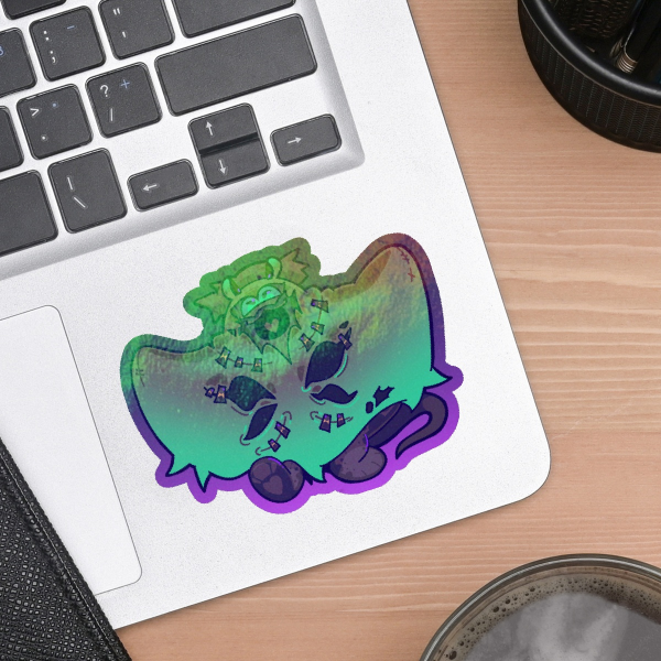 Splatoween Bigman Holo Sticker