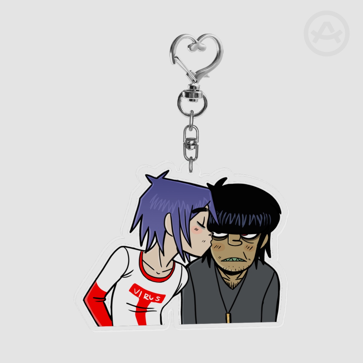 2doc kiss 2 keychain