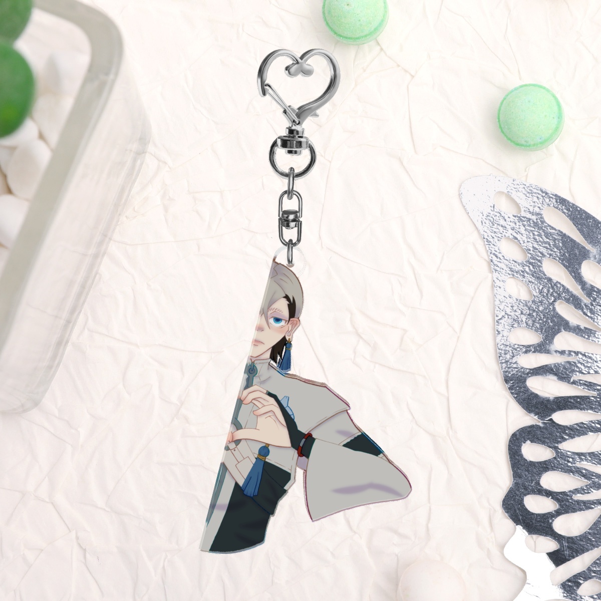 Gachiakuta Zanka Half - Heart Series Full Bleed Acrylic Keychains