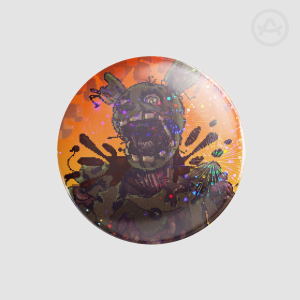 FIRE Holo Firework Button