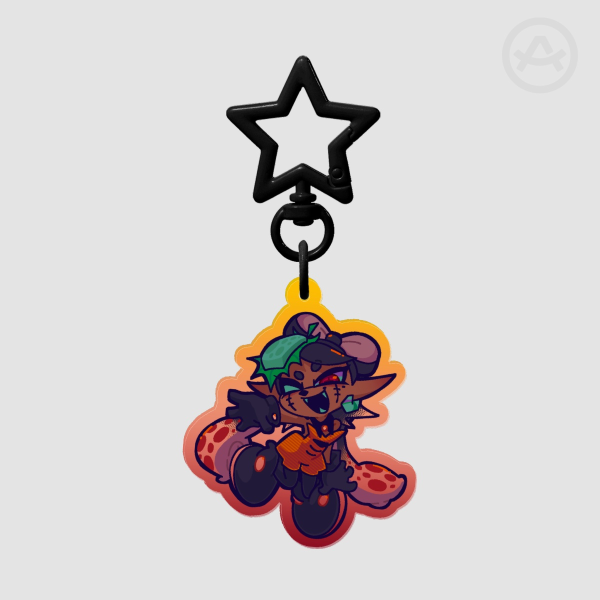 Splatoween Callie Transparent Keychain