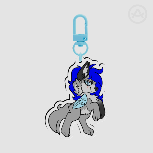 Mini Luna Acrylic Keychains