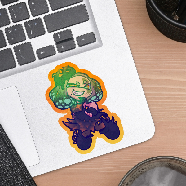 Splatoween Pearl Holo Sticker
