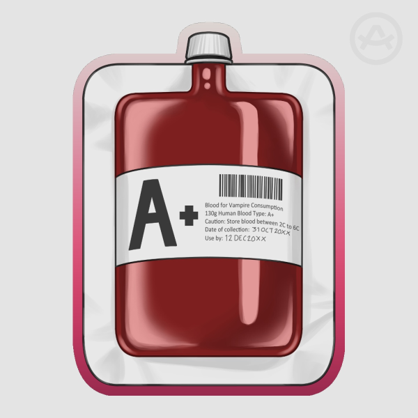 Vampire's Favorite Treat Sticker