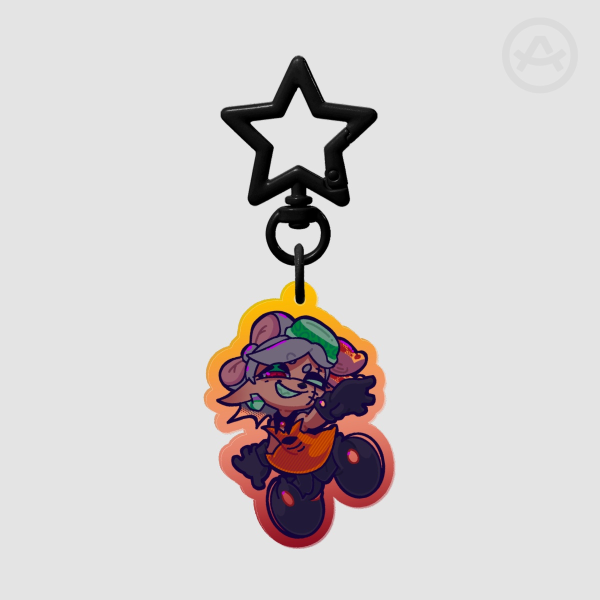Splatoween Marie Transparent Keychain