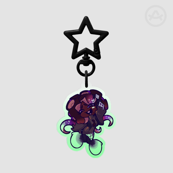 Splatoween Marina Transparent Keychain
