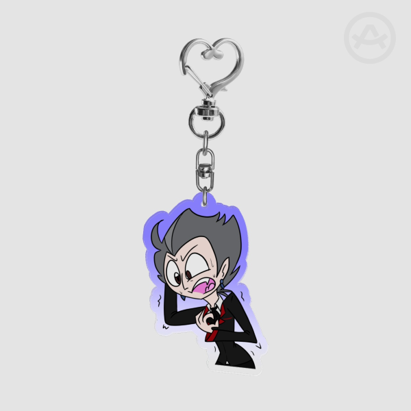 Agent S(tolas) Going Insane Colored Edge Acrylic Keychain