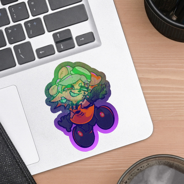 Splatoween Marie Holo Sticker
