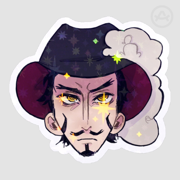 Mihawk One Piece ⭐️ Holo Stickers