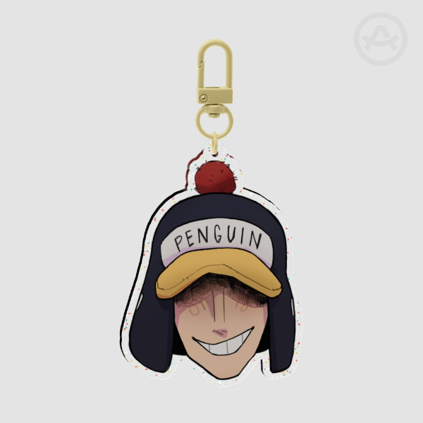One Piece Penguin ⭐️ Glitter Acrylic Keychains