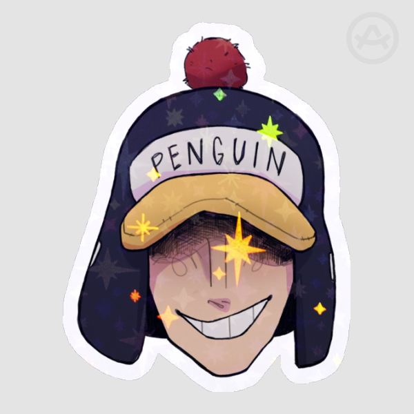 Penguin One Piece ⭐️ Holo Sticker