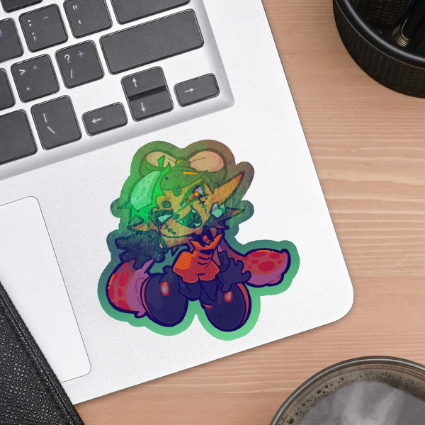 Splatoween Callie Holo Sticker