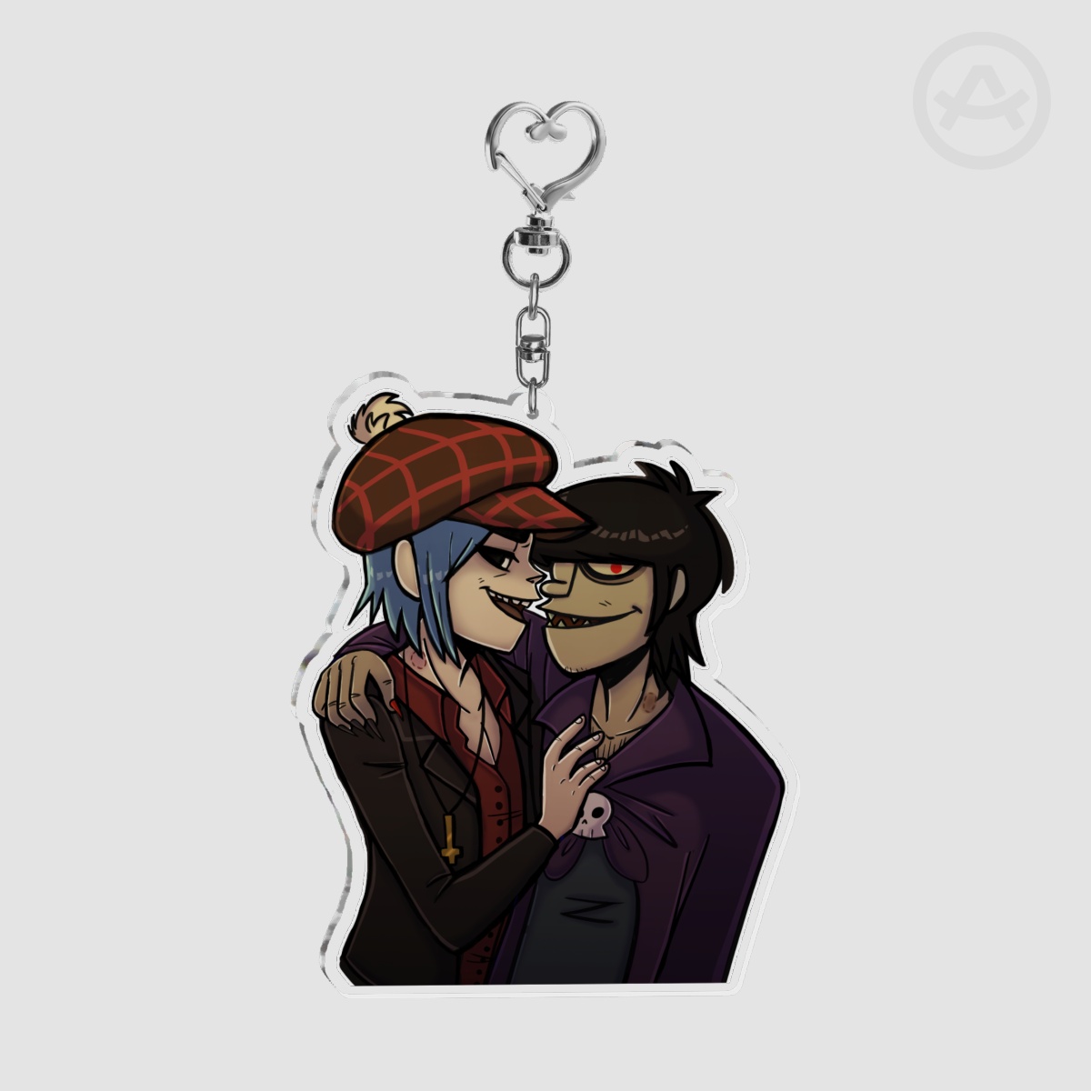 2Doc demon days Keychain